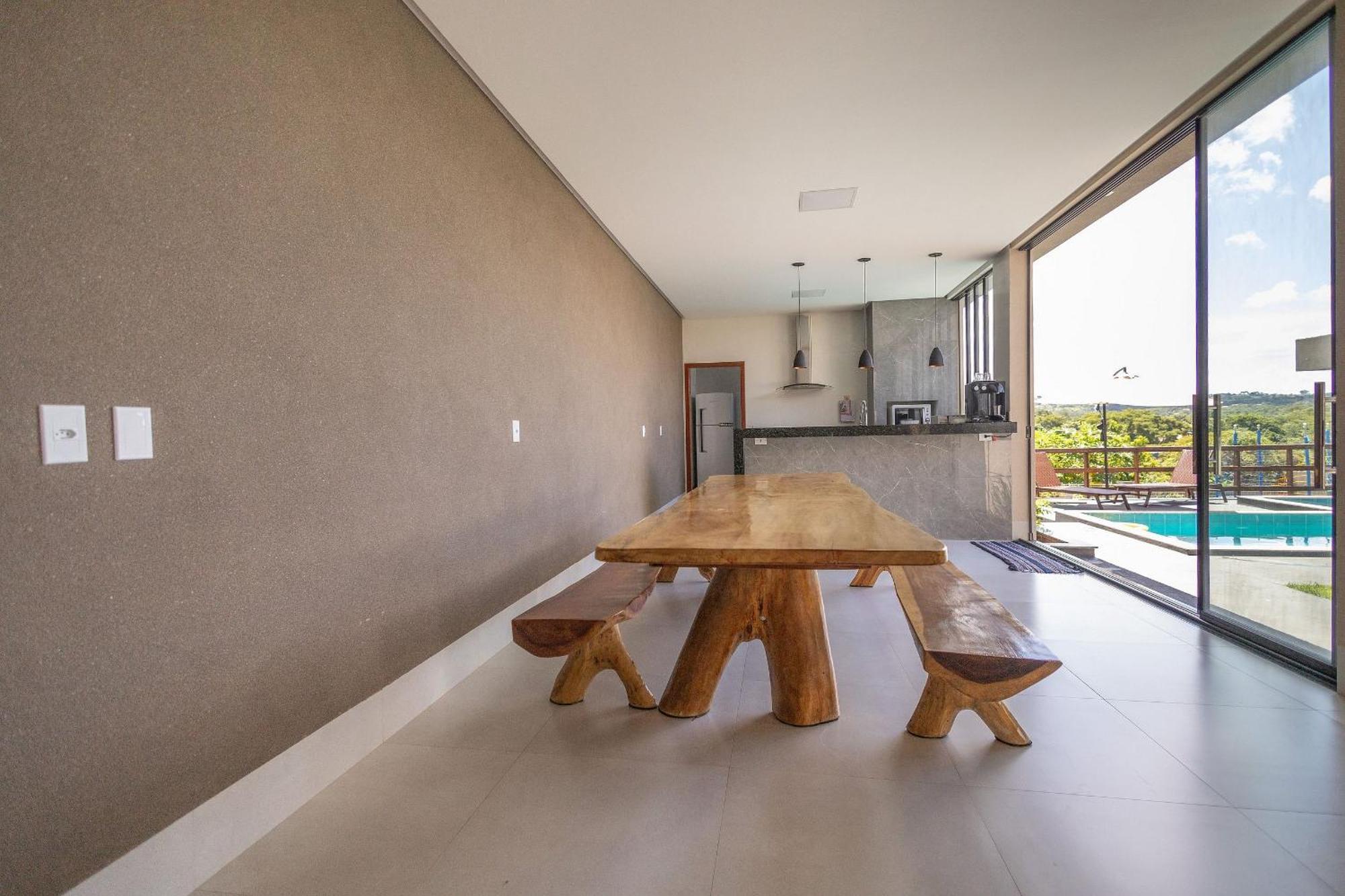 Charmosa Casa C/ 3 E Piscina Com Hidro Casa de férias *